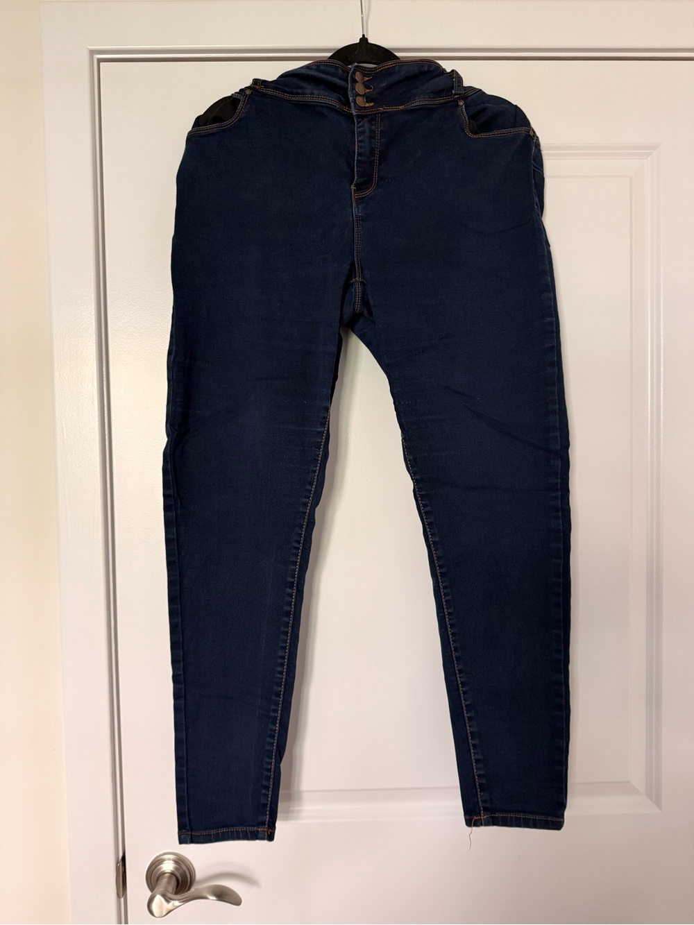 Wax Jean Women’s Skinny Dark Blue High-Rise Jeans